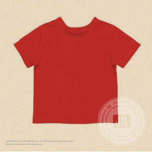 Kinder-T-Shirt, Rot 140