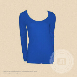 Damen-Langarmshirt, Blau L