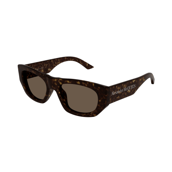 Alexander Mcqueen Unisex Asian Smart Fitting HAVANNA RECYCLED ACETATE AM0450S Italien