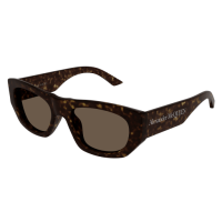 Alexander Mcqueen Unisex Asian Smart Fitting HAVANNA RECYCLED ACETATE AM0450S Italien