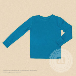 Kinder-Langarmshirt, Rot 128